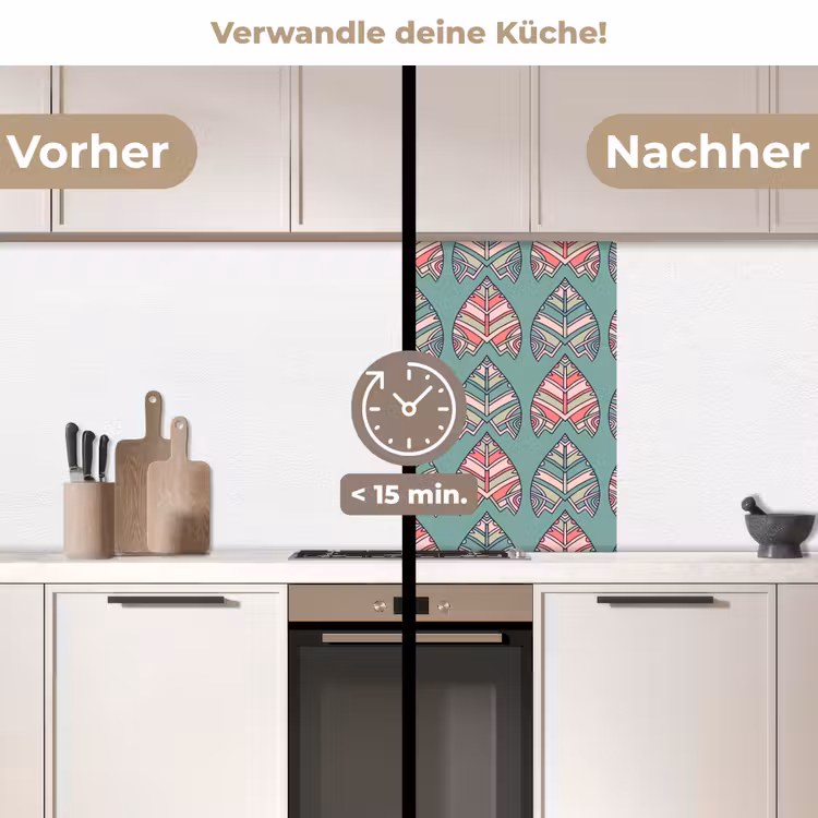 Küchenrückwand - Muster - Tribal - Retro — 2