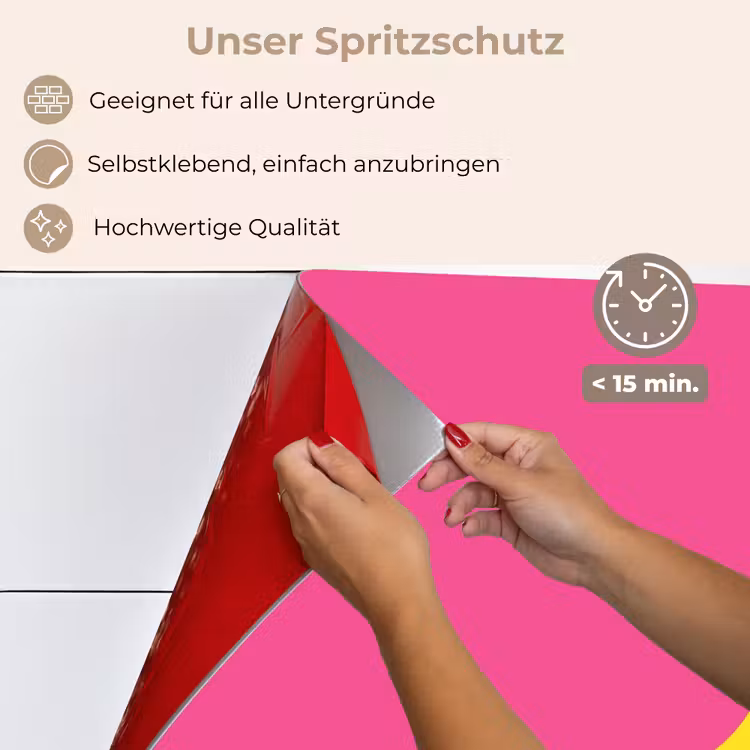 Spritzschutz Küche - Banane - Gelb - Obst — 4
