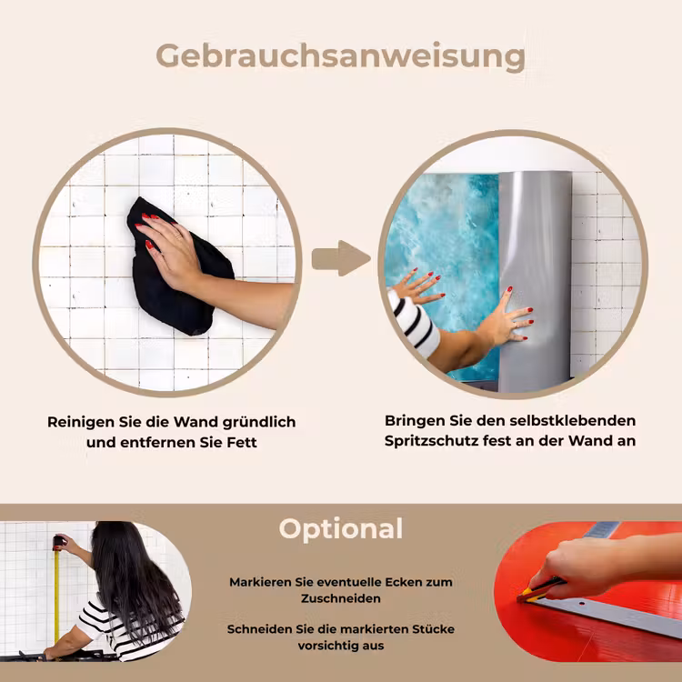 Spritzschutz Küche - Boot - Wasser - Blau — 6