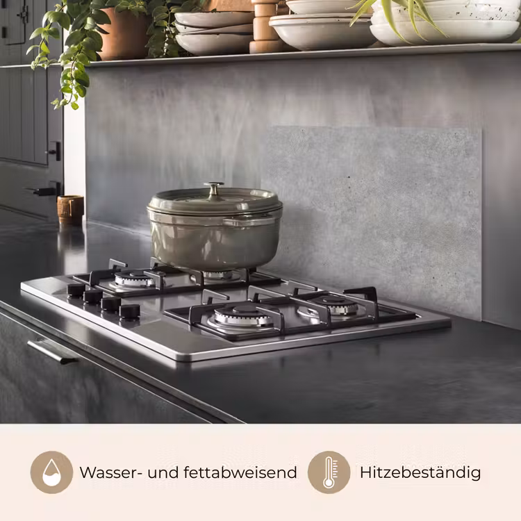 Spritzschutz Küche - Beton - Muster - Industriell — 2