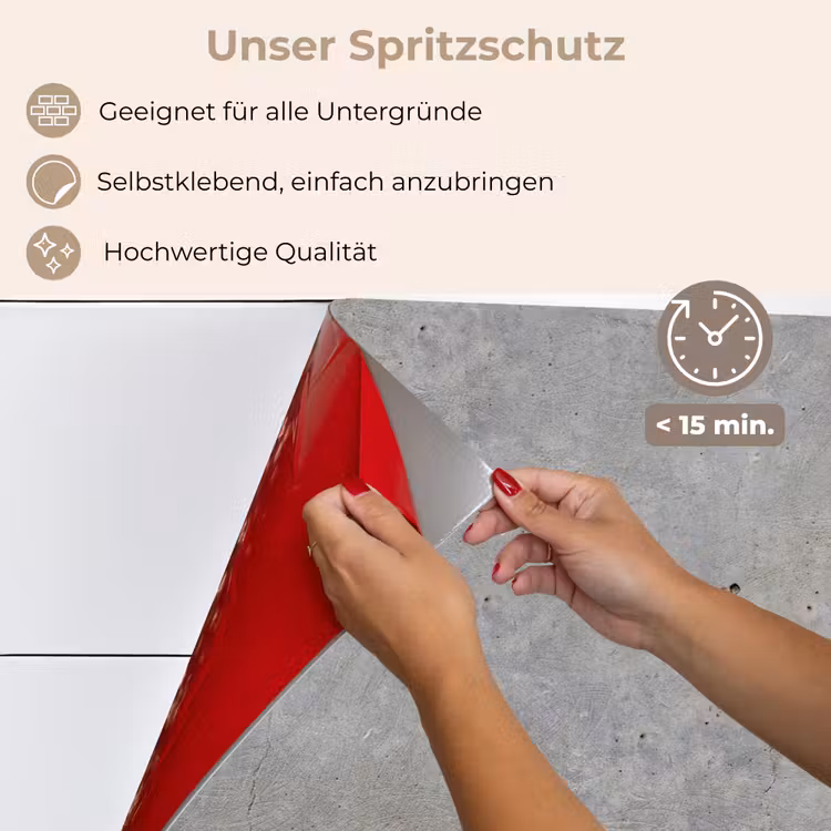 Spritzschutz Küche - Beton - Muster - Industriell — 4
