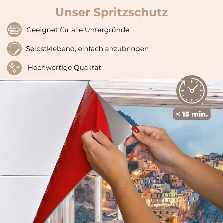 Spritzschutz Küche - Ausblick - Italien - Meer — 4