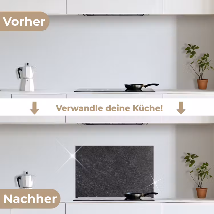 Spritzschutz Küche - Beton - Grau - Textur - Retro - Industriell — 7