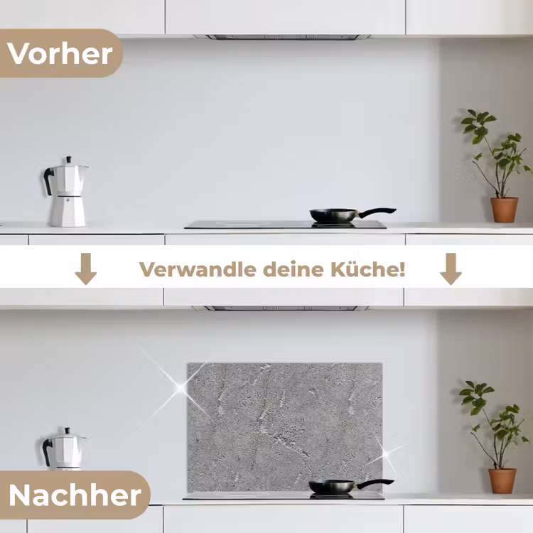 Spritzschutz Küche - Beton - Muster - Stein — 7
