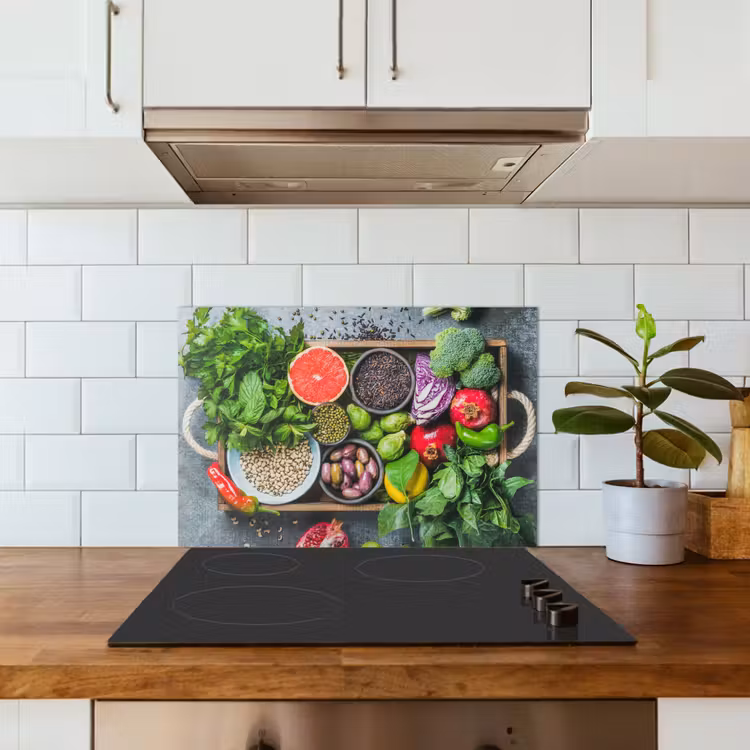 Spritzschutz Küche - Box - Obst - Gesund — 3