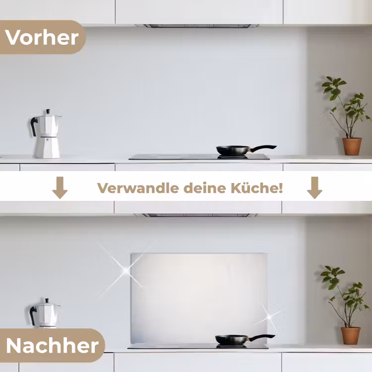 Spritzschutz Küche - Beton - Weiß - Modern — 7