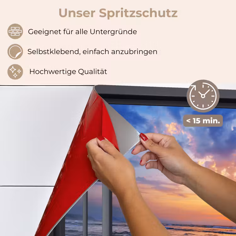Spritzschutz Küche - Aussicht - Meer - Strand — 4