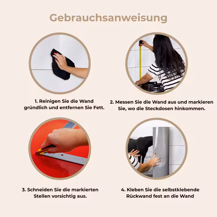 Küchen rückwand - Pferd - Auto - Schwarz - Weiß — 8