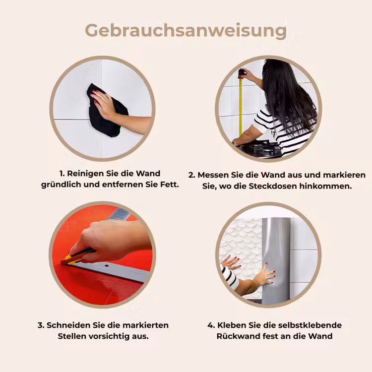 Küchenrückwand - Waage - Weiß - Elegant — 8