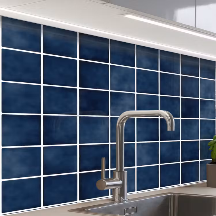 Küchenrückwand - Fliese - Modern - Blau — 1