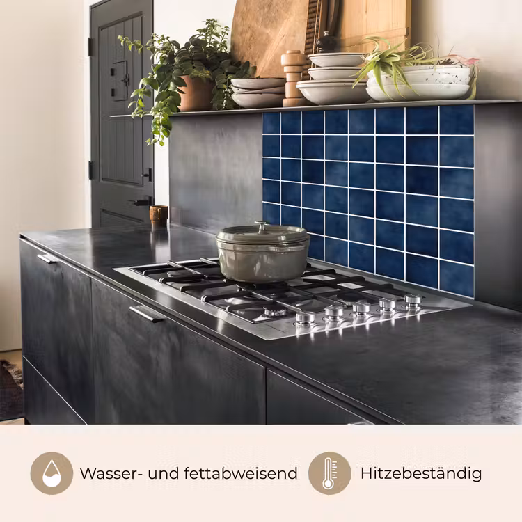 Küchenrückwand - Fliese - Modern - Blau — 4