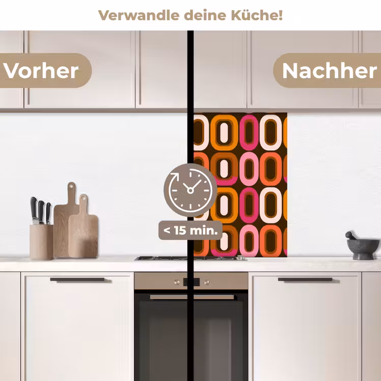 Küchenrückwand - Modern - Retro - Farbenfroh — 2