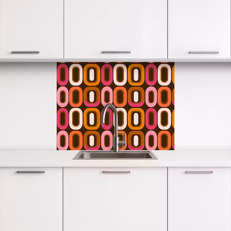 Küchenrückwand - Modern - Retro - Farbenfroh — 3