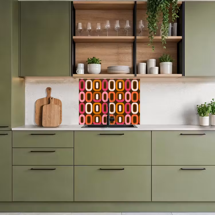 Küchenrückwand - Modern - Retro - Farbenfroh — 7