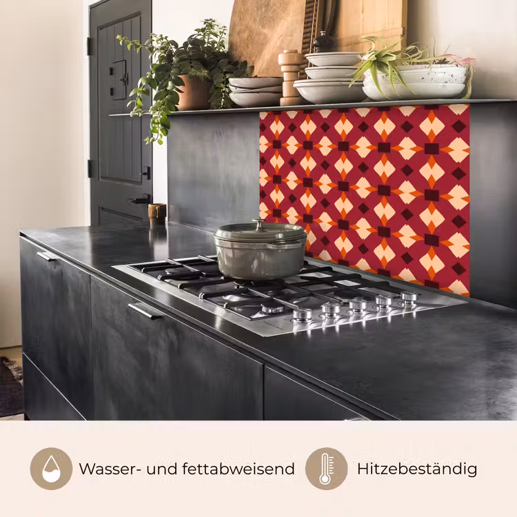 Küchenrückwand - Retro - Gemustert - Farbenfroh — 4
