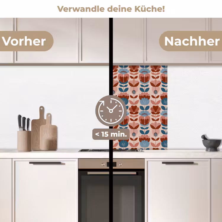 Küchenrückwand - Vintage - Motiv - Farbenfroh — 2