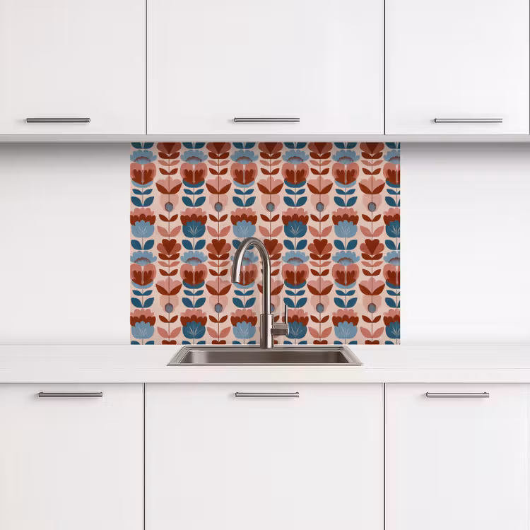 Küchenrückwand - Vintage - Motiv - Farbenfroh — 3