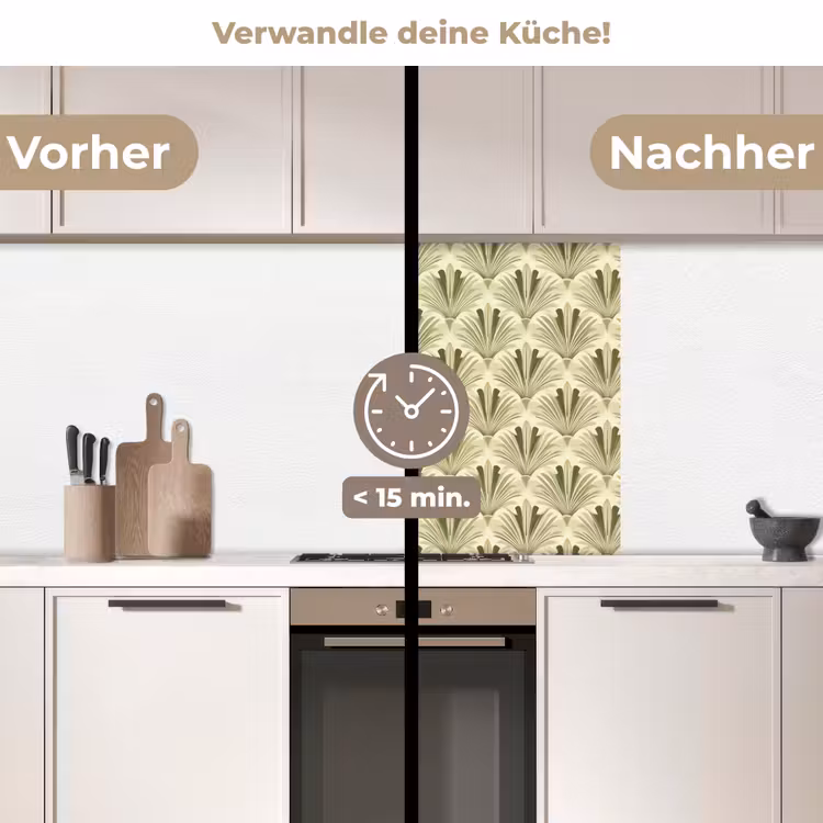 Küchenrückwand - Klassisch - Ventilator - Grün — 2