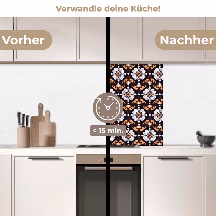 Küchenrückwand - Traditionell - Elementar - Farbenfroh — 2