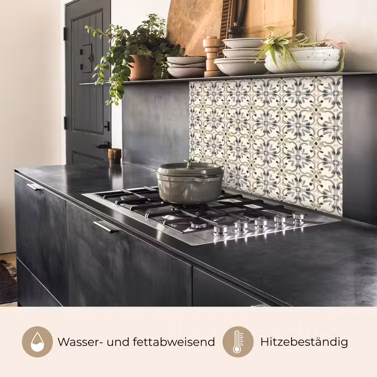 Küchenrückwand - Geblümt - Gemustert - Farbenfroh — 4