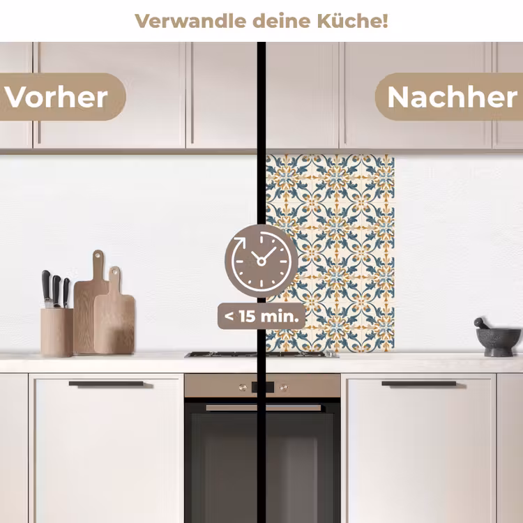Küchenrückwand - Gemustert - Klassisch - Farbenfroh — 2