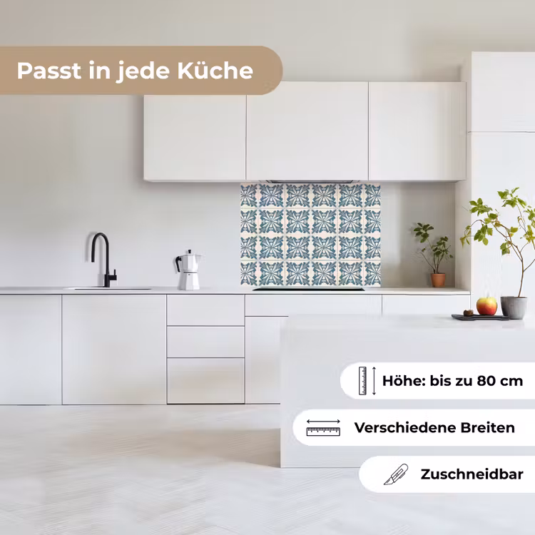 Küchenrückwand - Muster - Fliese - Blau — 6