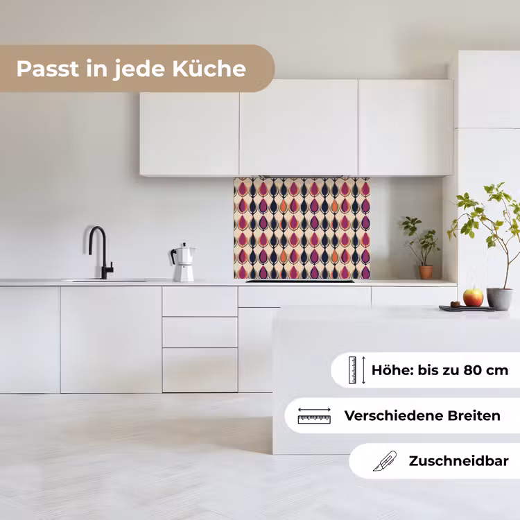 Küchenrückwand - Vintage - Retro - Farbenfroh — 6