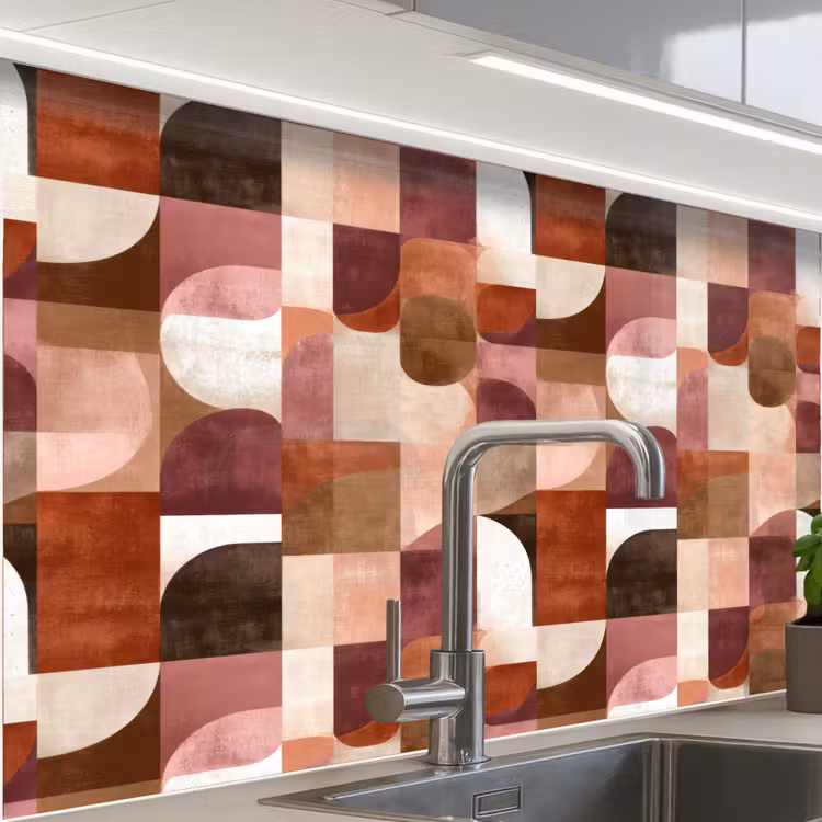 Küchenrückwand - Geometrie - Modern - Retro — 1