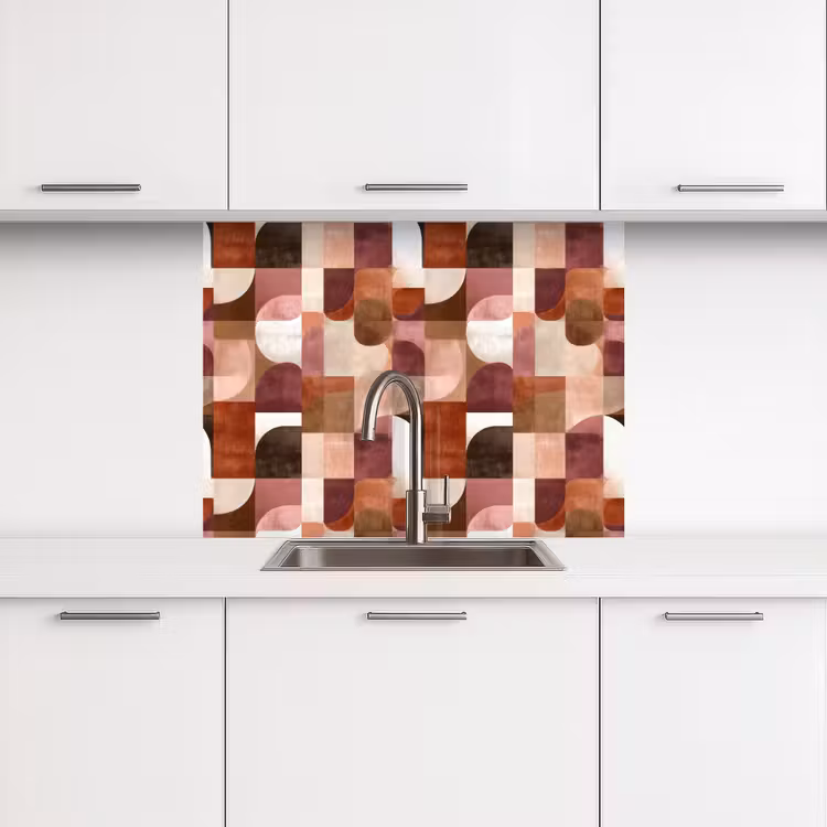 Küchenrückwand - Geometrie - Modern - Retro — 3