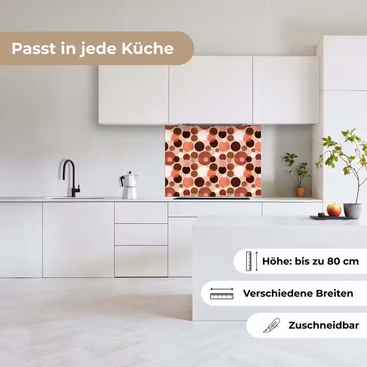 Küchenrückwand - Kreise - Modern - Farbenfroh — 6