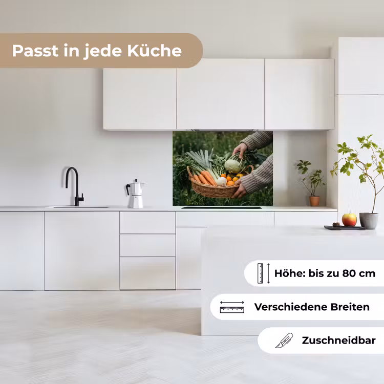 Küchenrückwand - Feld - Gemüse - Bio - Ernte — 6