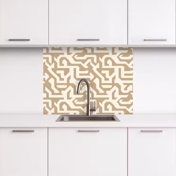 Küchenrückwand - Modern - Abstrakt - Beige — 3