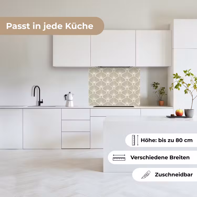 Küchenrückwand - Platte - Ginkgo - Sand — 6