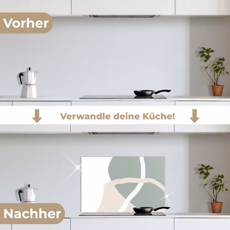 Spritzschutz Küche - Minimalismus - Pastell - Gestaltung — 7