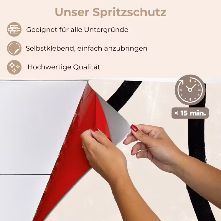 Spritzschutz Küche - Rosa - Minimalismus - Design — 4