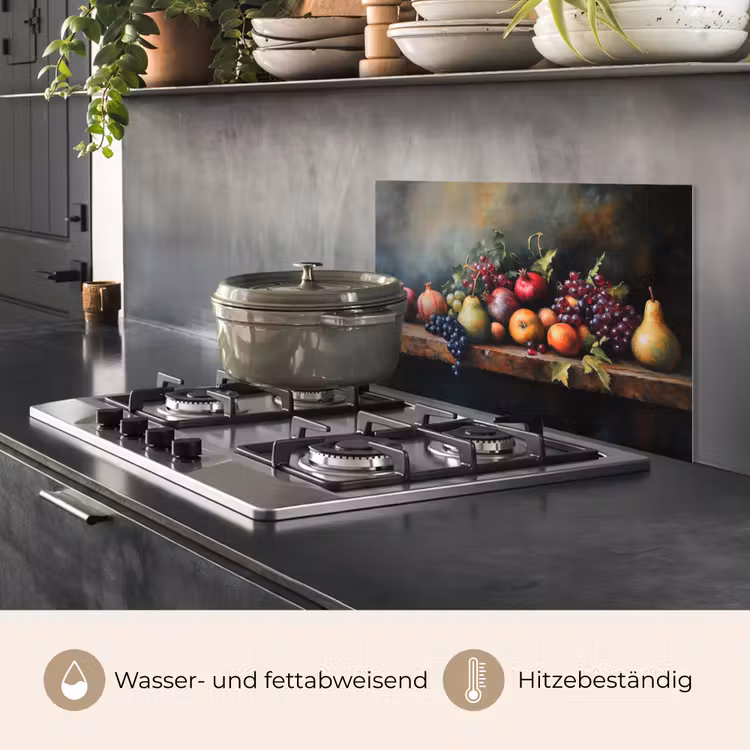 Spritzschutz Küche - Rustikal - Stilleben - Obst — 2