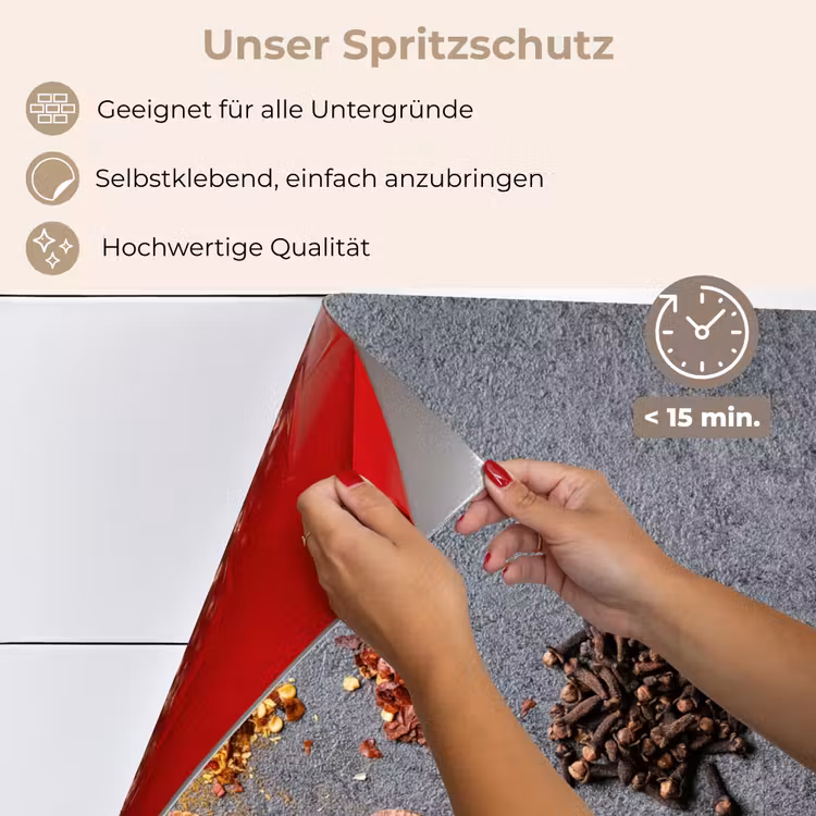 Spritzschutz Küche - Kräuter-Arsenal — 4