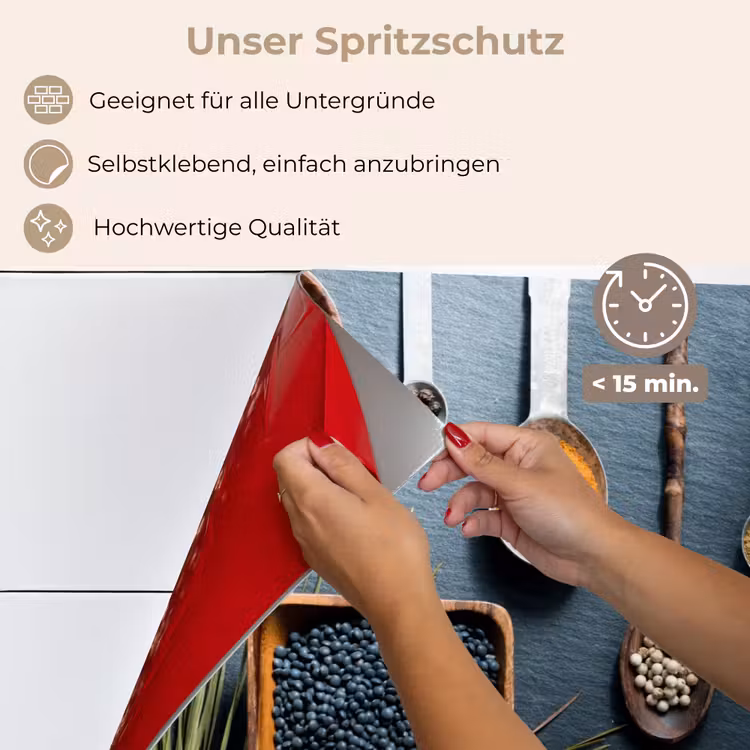 Spritzschutz Küche - Stilleben mit Kräutern — 4