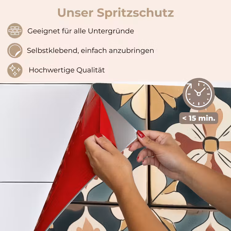Spritzschutz Küche - Dekorationen - Kacheln - Spanisch - Vintage — 4