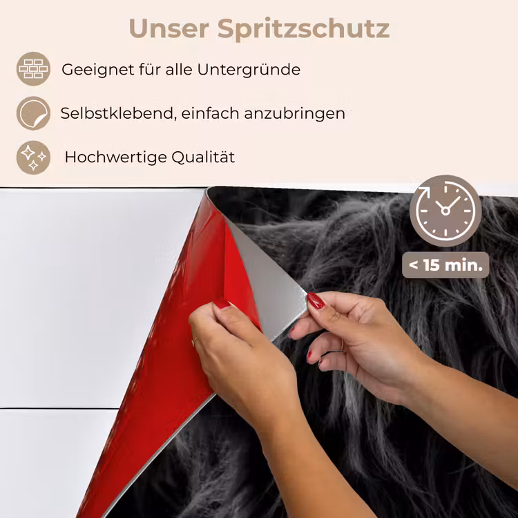 Spritzschutz Küche - Verborgener Blick — 4
