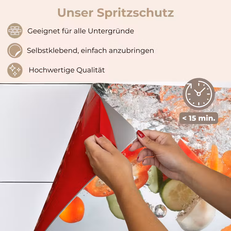 Spritzschutz Küche - Unterwasser-Ernte — 4