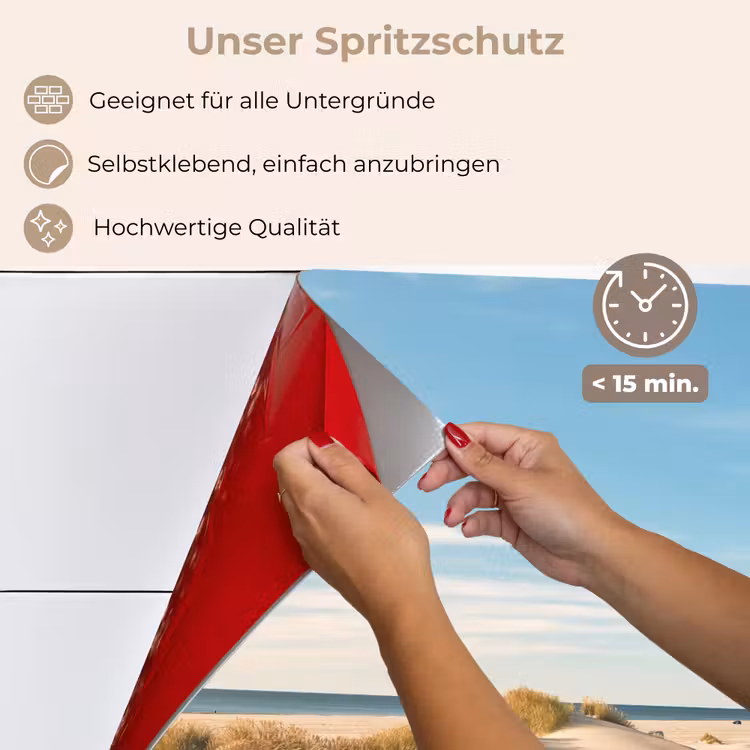 Spritzschutz Küche - Dünen in der Nachmittagssonne — 4