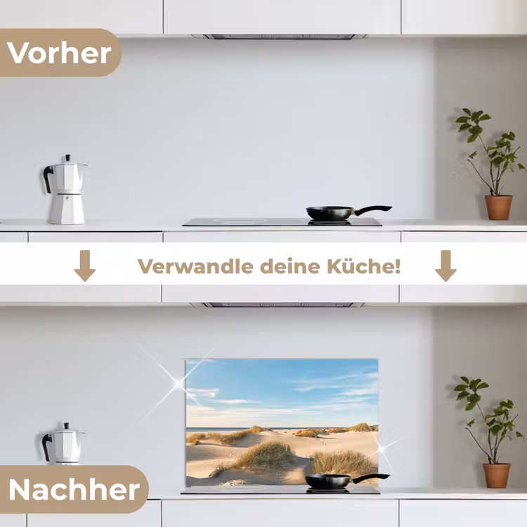 Spritzschutz Küche - Dünen in der Nachmittagssonne — 7