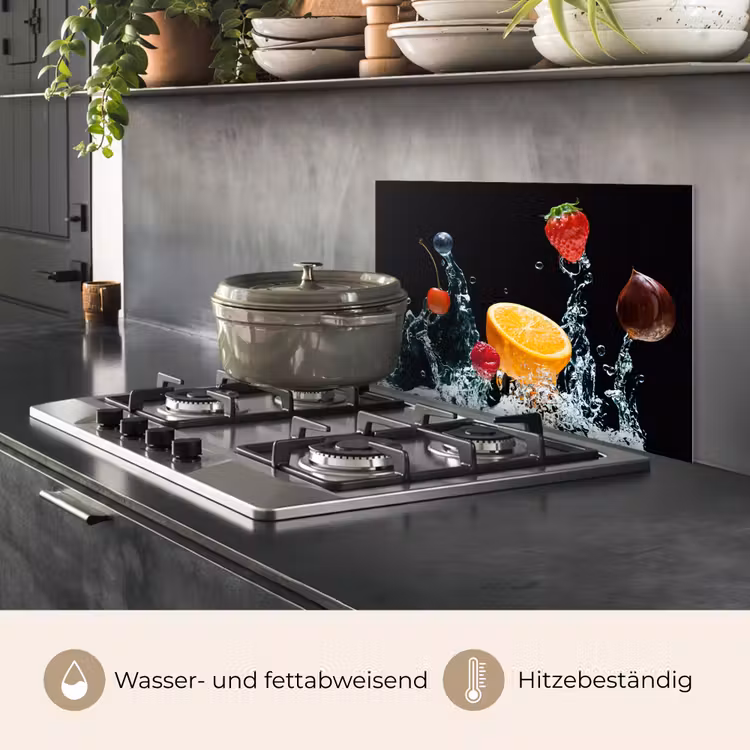 Spritzschutz Küche - Fruchtige Fontäne — 2
