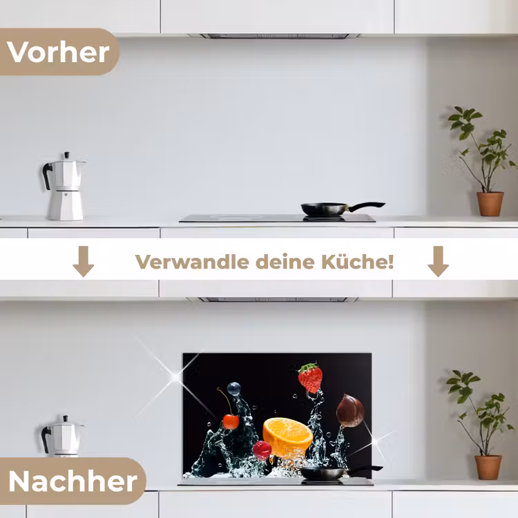 Spritzschutz Küche - Fruchtige Fontäne — 7