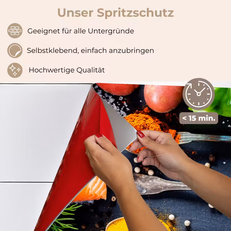 Spritzschutz Küche - Leckeres Spektakel — 4