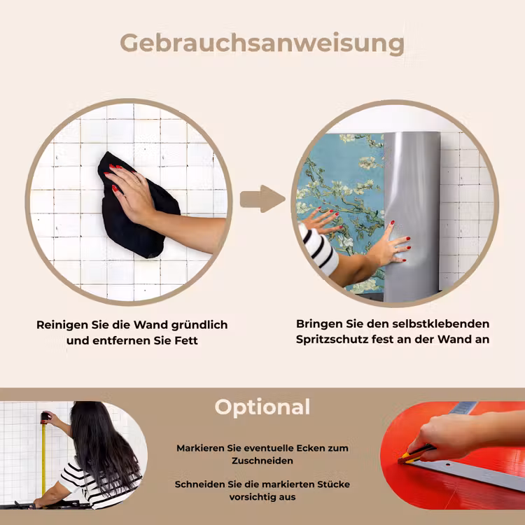 Spritzschutz Küche - Mandelblüte — 6