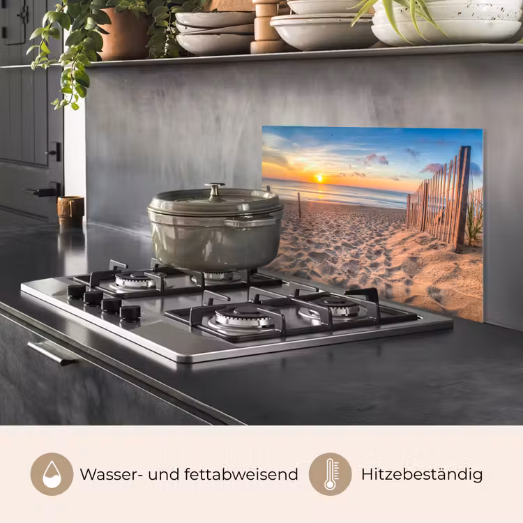 Spritzschutz Küche - Morgenlicht am Meer — 2