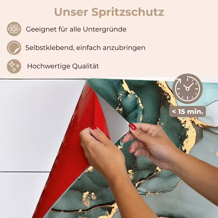 Spritzschutz Küche - Seegrüne Träume — 4