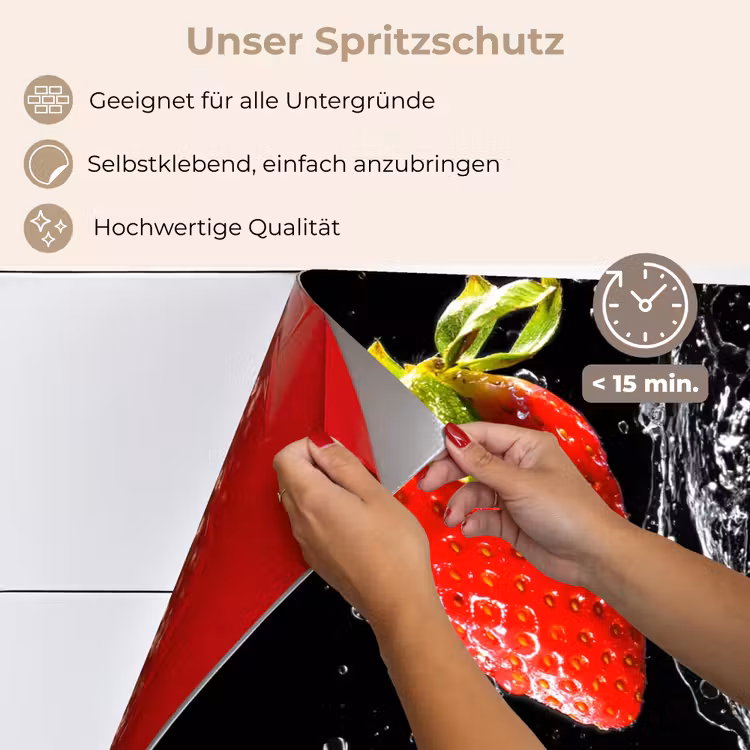 Spritzschutz Küche - Vitamin-Spritzer — 4